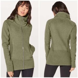 lululemon athletica Radiant Jacket II In Heathered Fatigue Green. 6.